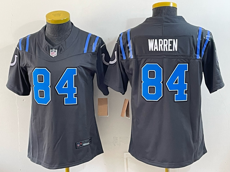 Youth 2026 Indianapolis Colts #84 Warren grey Limited Nike NFL Jersey 093001->youth nfl jersey->Youth Jersey